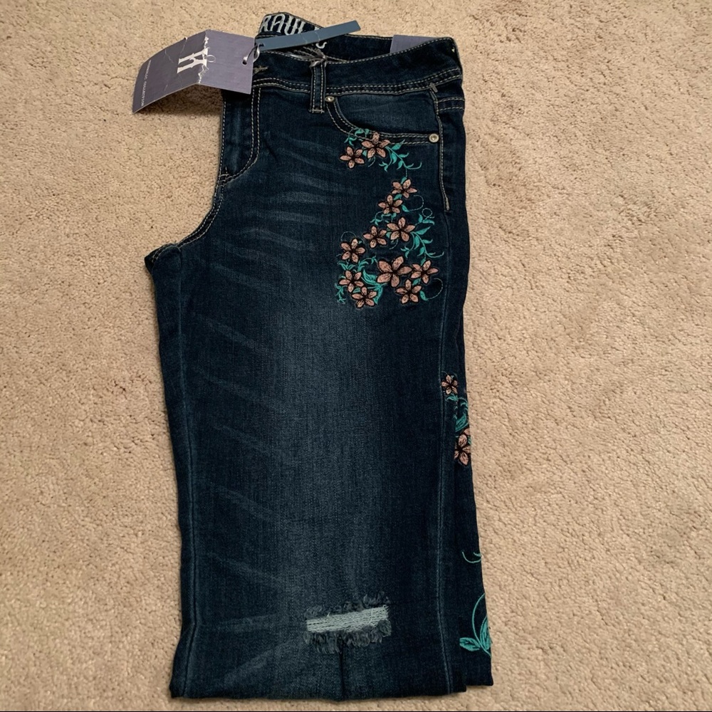 NWT Hydraulic Embellished Jeans size 9 - Picture 5 of 7